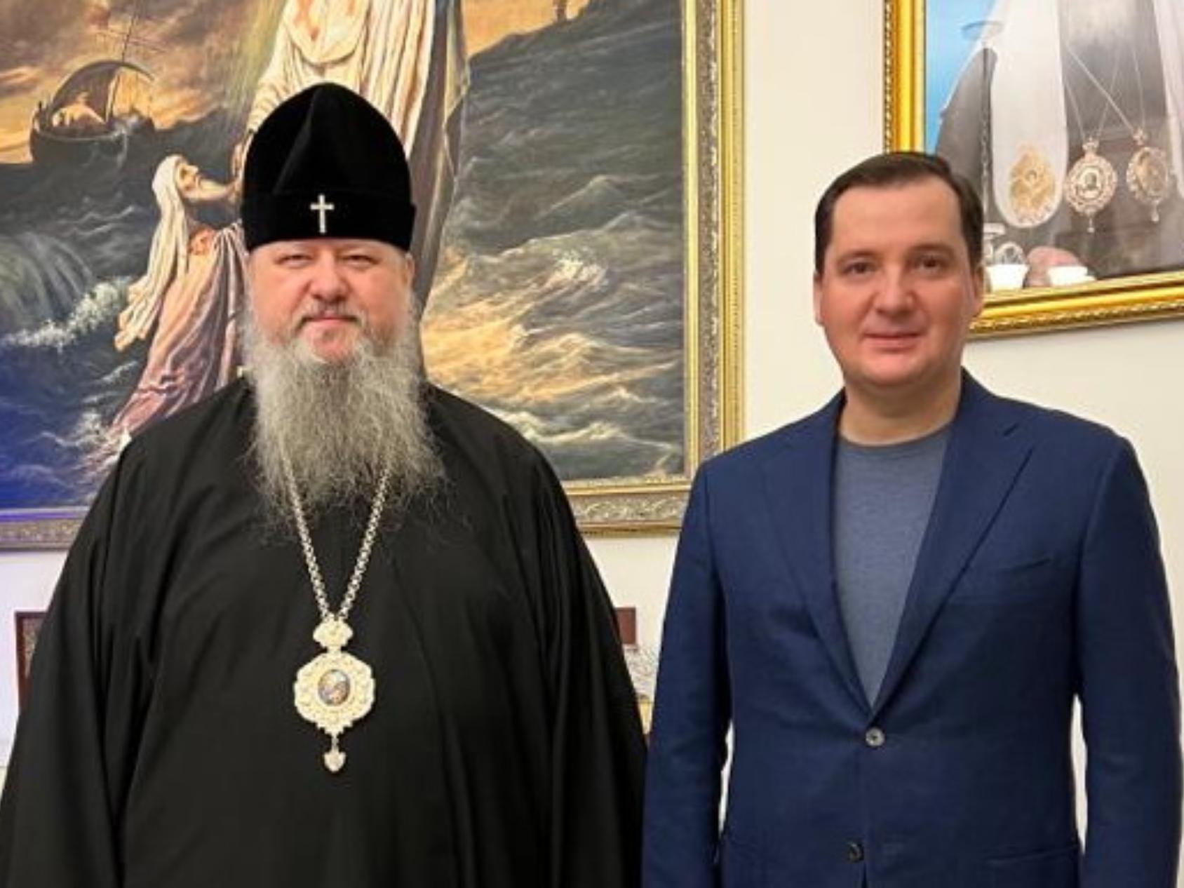 Alexander Tsybulsky met with Metropolitan Korniliy on Christmas Day