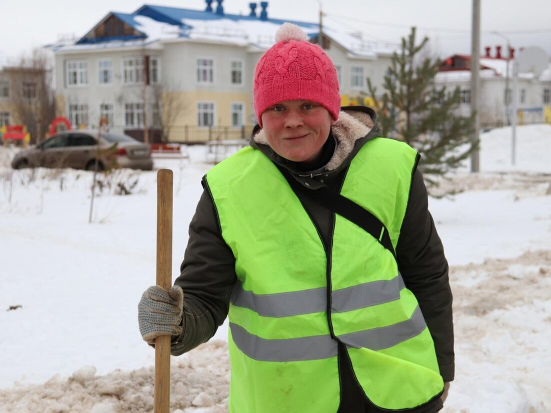 В Северодвинске назвали лучшего дворника